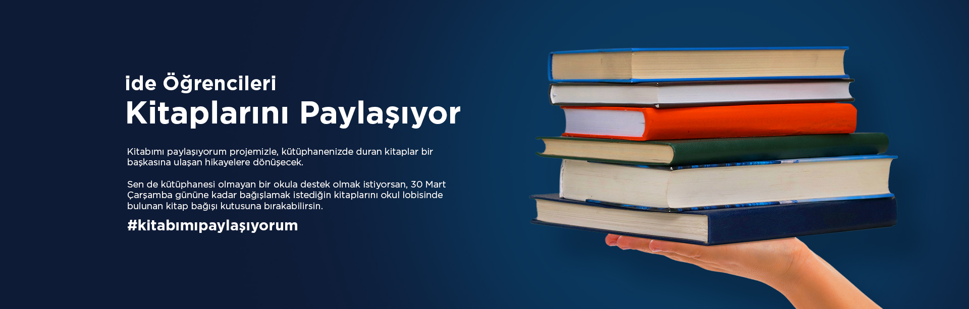 ide Öğrencileri Kitaplarını Paylaşıyor