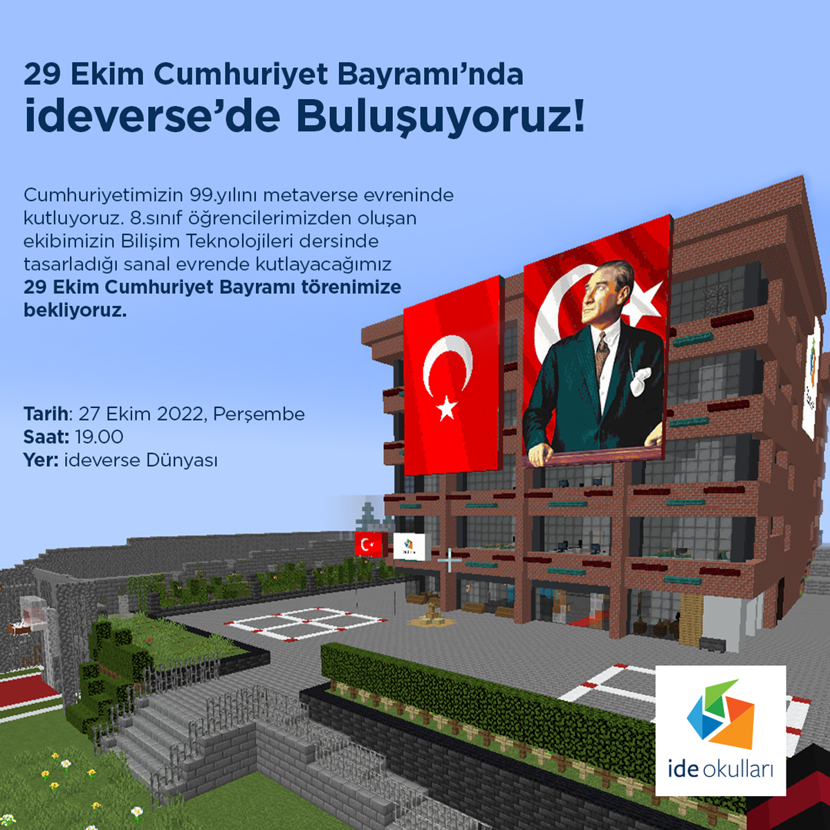 29 Ekim Cumhuriyet Bayramı’nda ideverse’de Buluştuk!